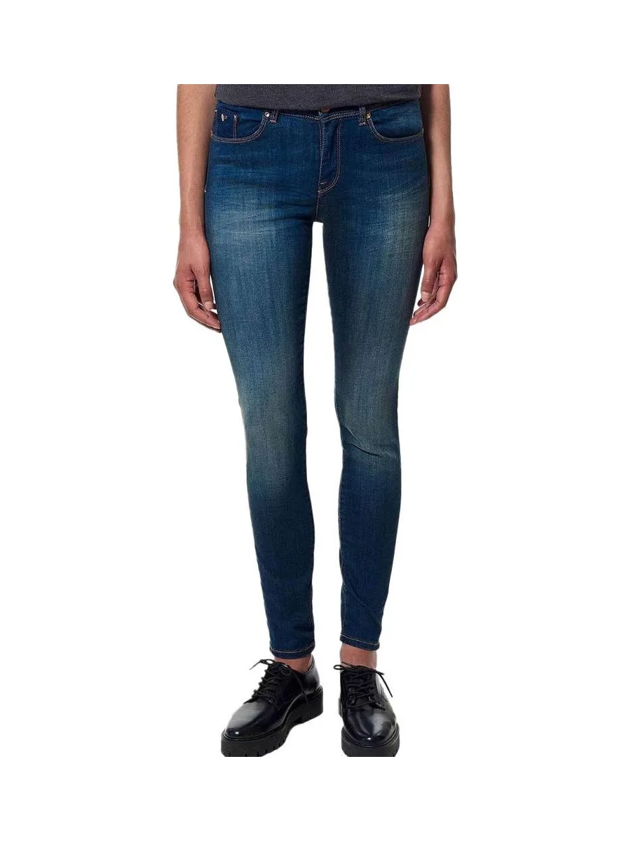 Jean Slim Bleu Délavé Femme Kaporal Jeans FLORE 2