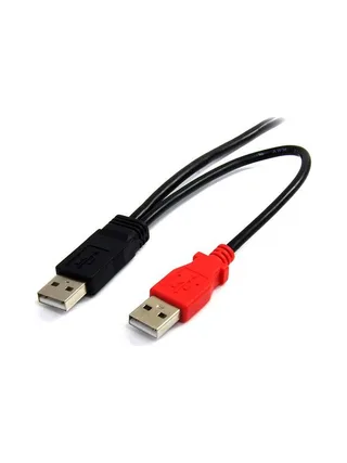 6 ft USB Y Cable for External Hard Drive 2
