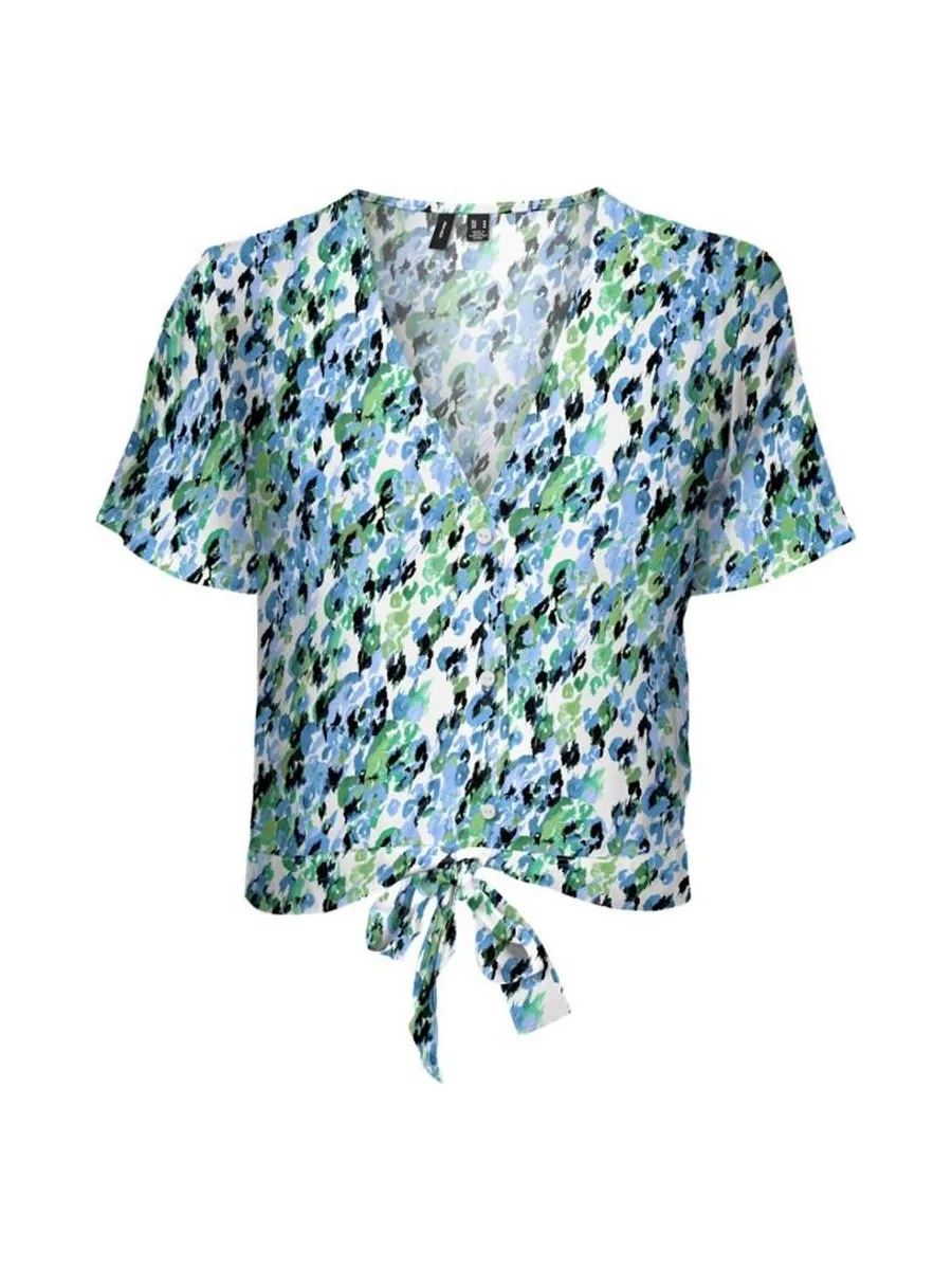 Top Imprimé Bleu Femme Vero Moda Measy 1