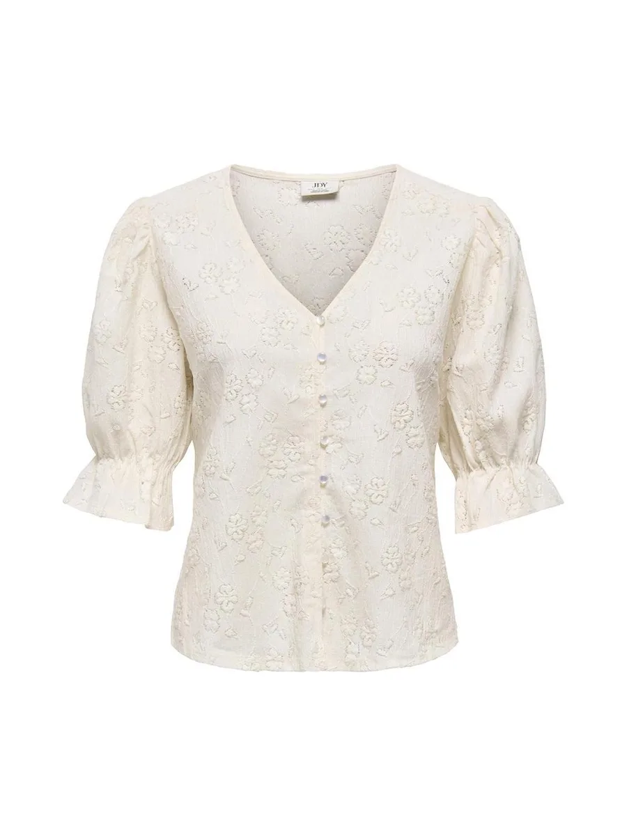 Blouse Écru Femme JDY Jakobe 2/4 4