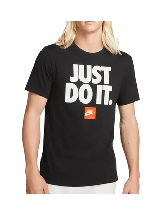T-shirt Noir Homme Nike M Nsw Tee Fran Jdi Verbiage 1