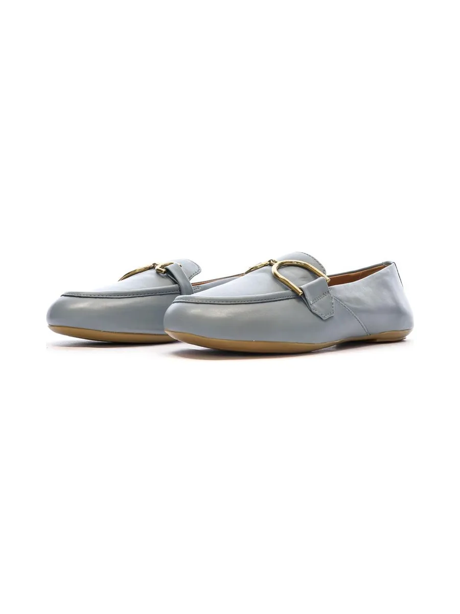 Mocassin Bleu Femme Geox Palmaria 7