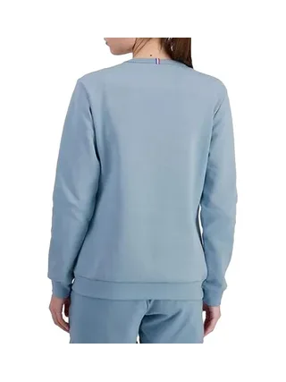 Sweat Bleu Femme Le Coq Sportif Crew 2