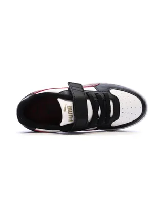 Baskets Blanches/Noir Garçon Puma Caven 1 4