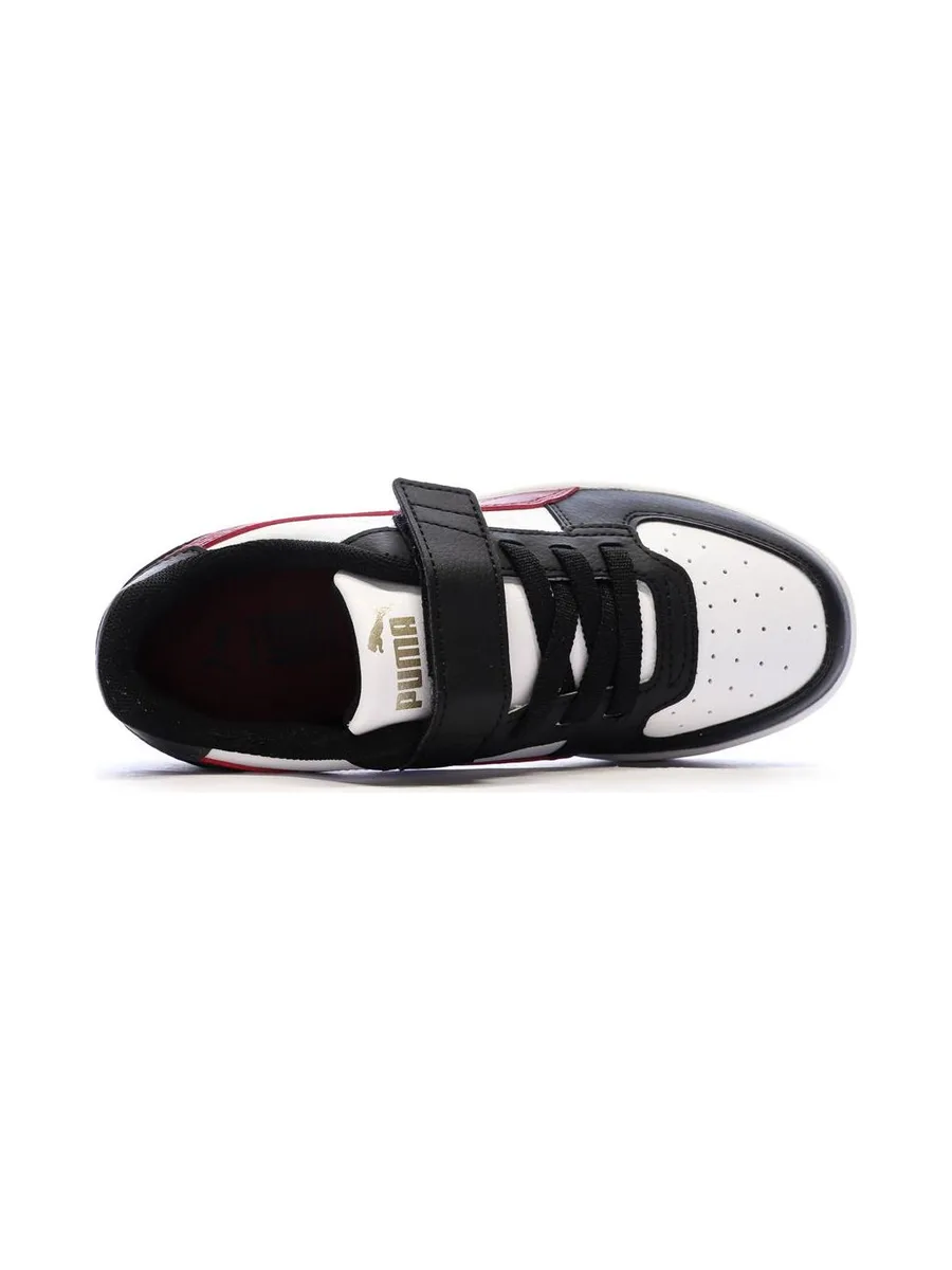 Baskets Blanches/Noir Garçon Puma Caven 1 5
