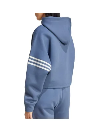 Sweat à Capuche Bleu Femme Adidas Neucl 2