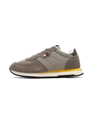 Baskets Grises Homme Tommy Hilfiger Runner Flag 1