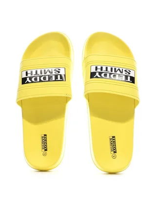 Claquettes Jaunes Homme Teddy Smith 3