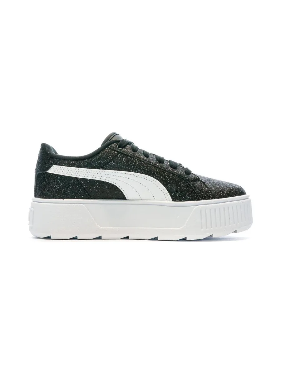 Baskets Noir/Paillettes Femme Puma Karmen Glitz 3