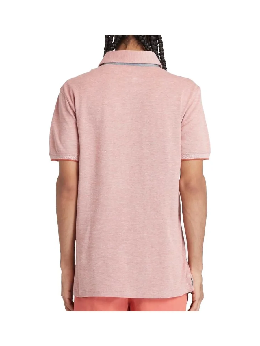 Polo Rose Homme Timberland Oxford 3