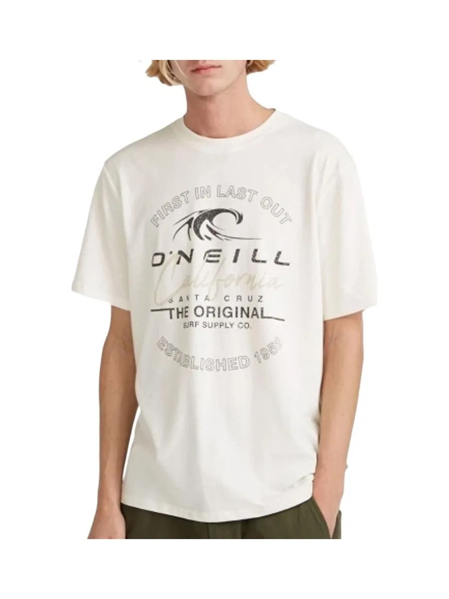 T-Shirt Écru Homme O'Neill Cali Wave 2