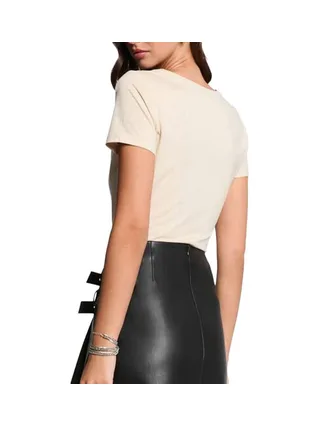 T-Shirt Beige Femme Morgan DBISOU 3