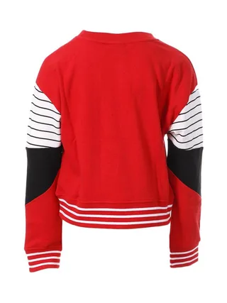 Sweat Rouge Fille NBA Chicago Bulls Cheer 2