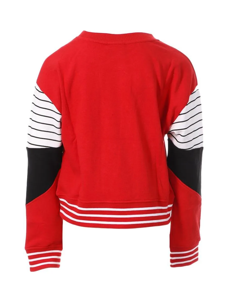 Sweat Rouge Fille NBA Chicago Bulls Cheer 3