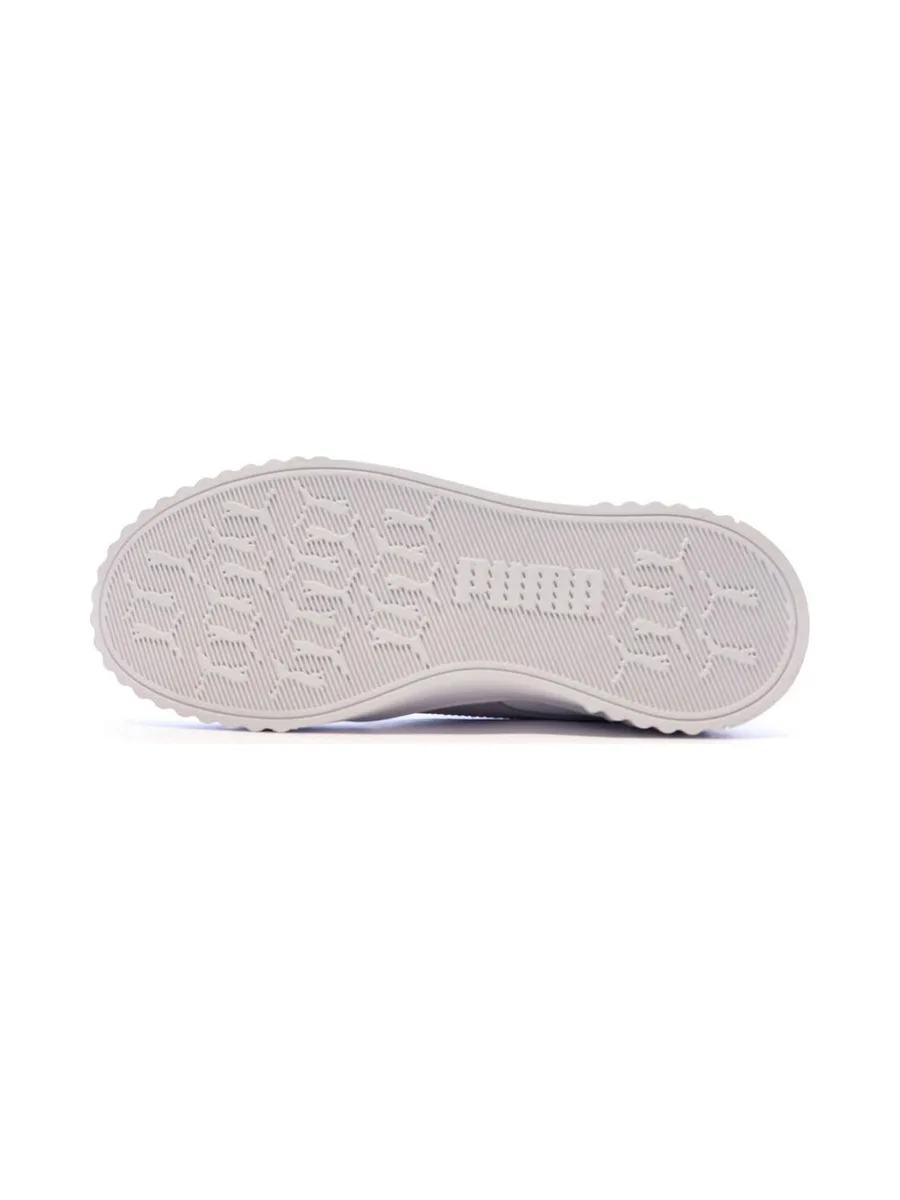 Baskets Blanches/Grises Fille Puma Carina 3.0 5