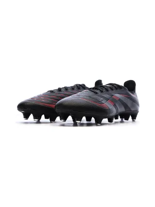 Chaussures de Foot Noir/Rouge Homme Adidas Predator League SG 6
