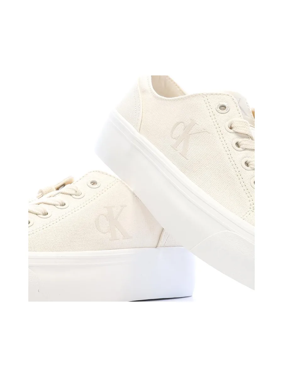Baskets Beiges Femme Calvin Klein Jeans Vulc 8
