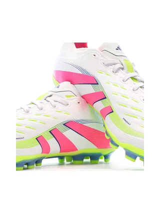 Chaussures de Foot Blanc/Rose Adidas Predator League 2G/3G 7