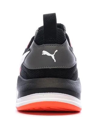 Baskets Noires/Blanches/Oranges Garçon Puma X-ray 5