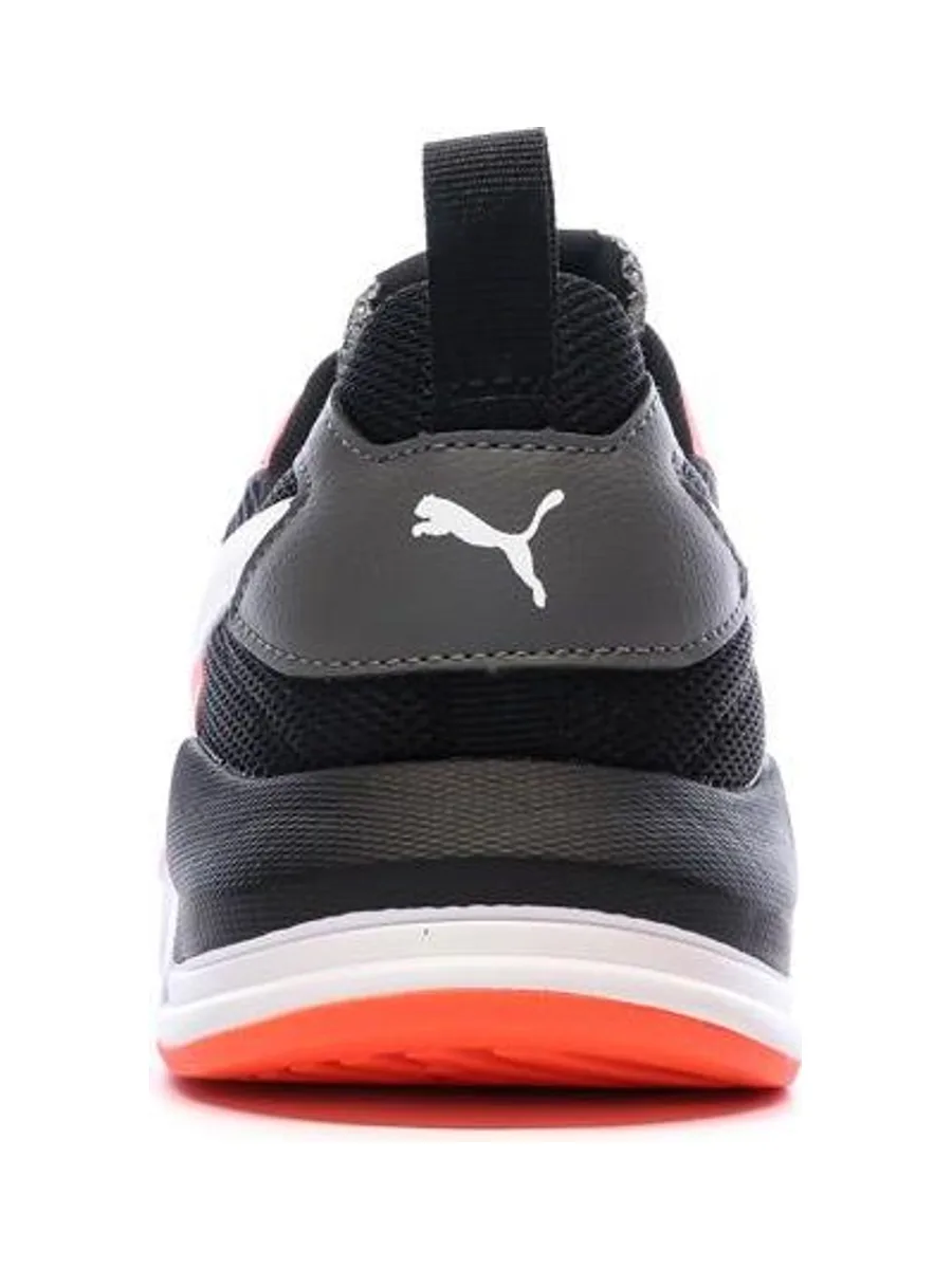 Baskets Noires/Blanches/Oranges Garçon Puma X-ray 6
