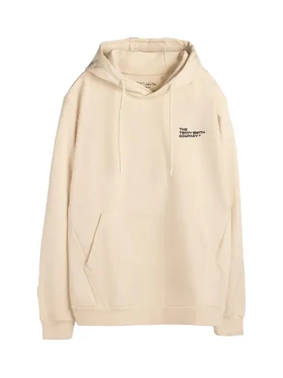Sweat à Capuche Beige Garçon Teddy Smith Company 1
