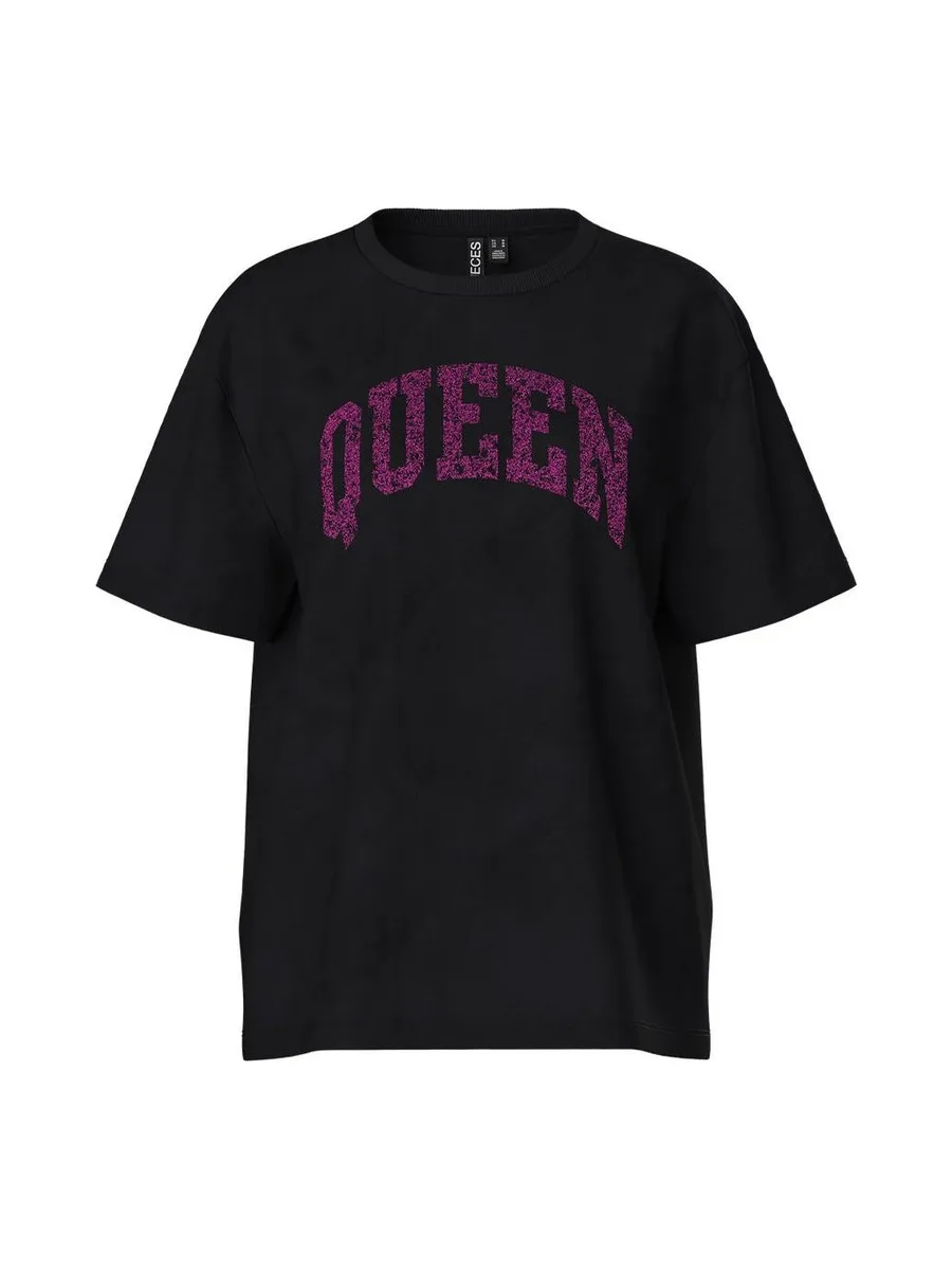 T-Shirt Gris Femme Pieces Celoise 2