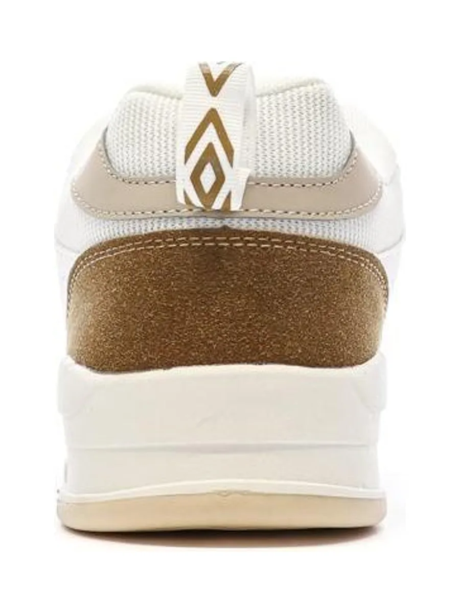 Baskets Blanches/Beiges/Camel Homme Umbro Tywen 4