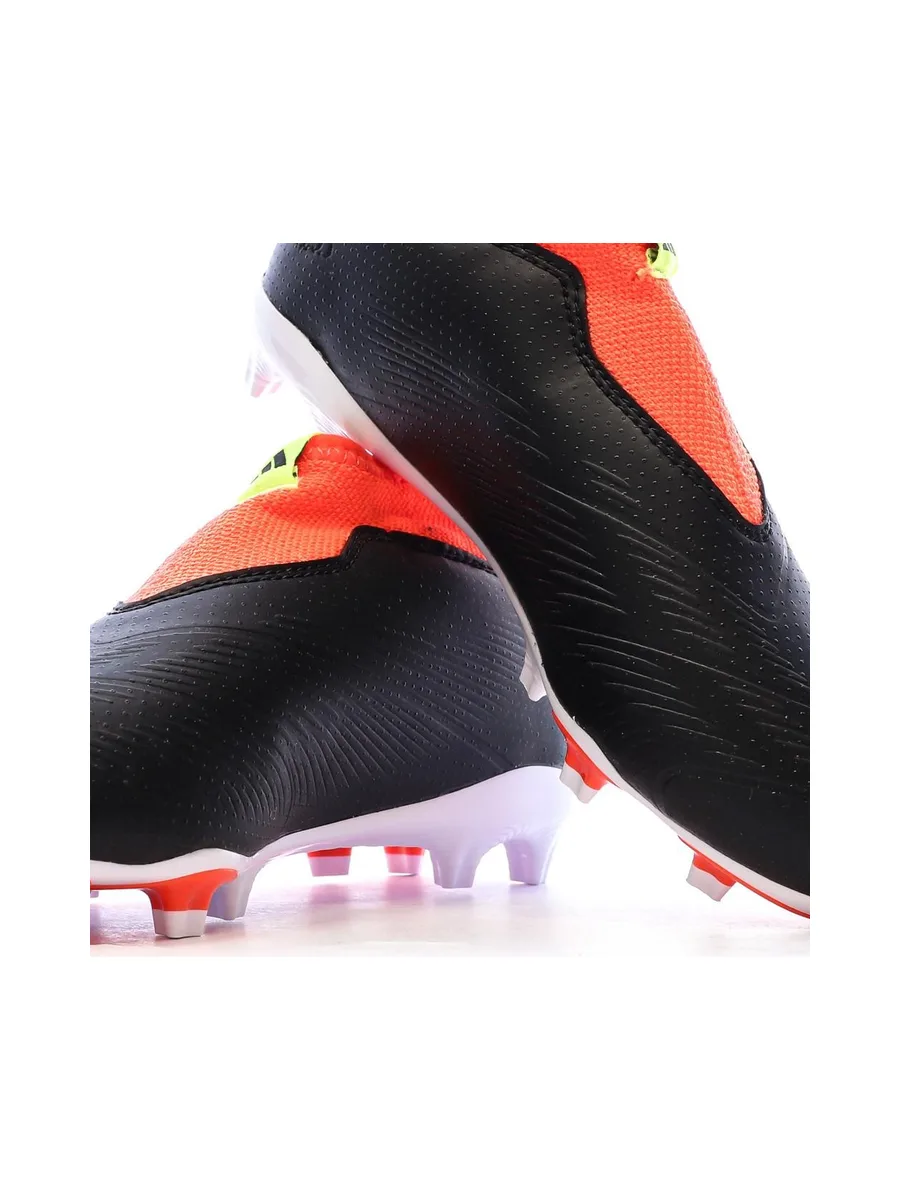 Chaussures de Foot Noires Junior Adidas Predator League Ll FG 7