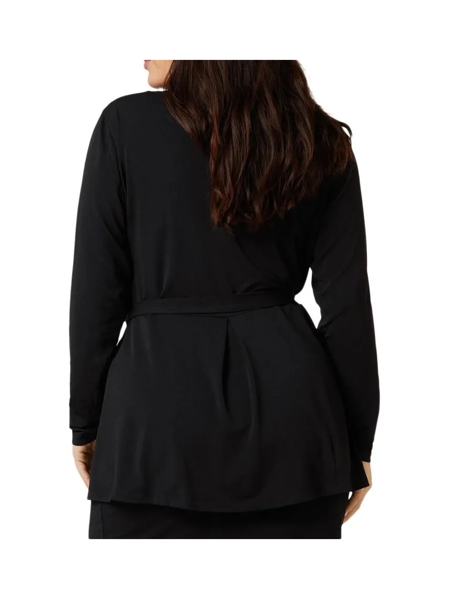 Blouse Noire Femme Vila Evoked Borneo 3