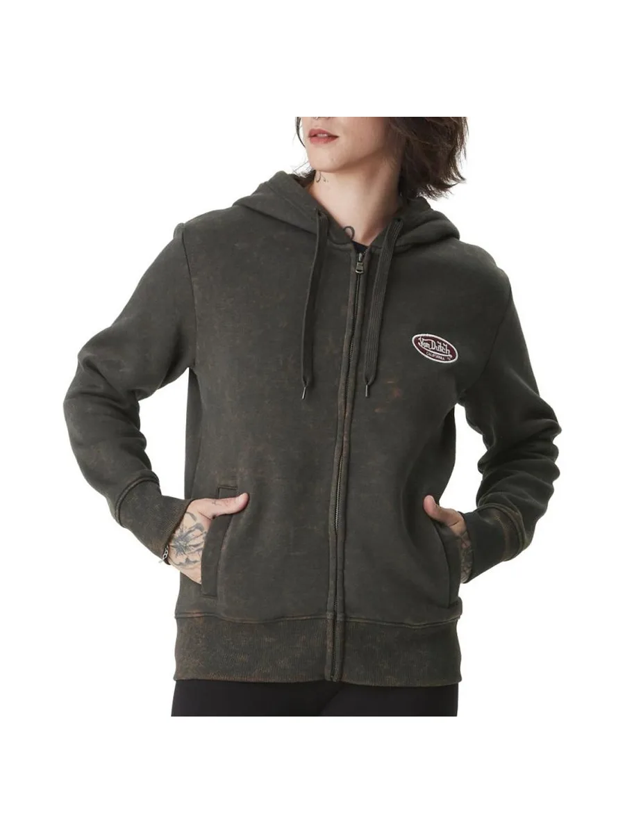 Sweat Marron Femme Von Dutch Rug 2