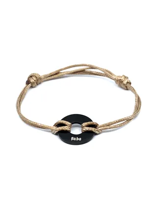 Bracelet Argentine beige 5