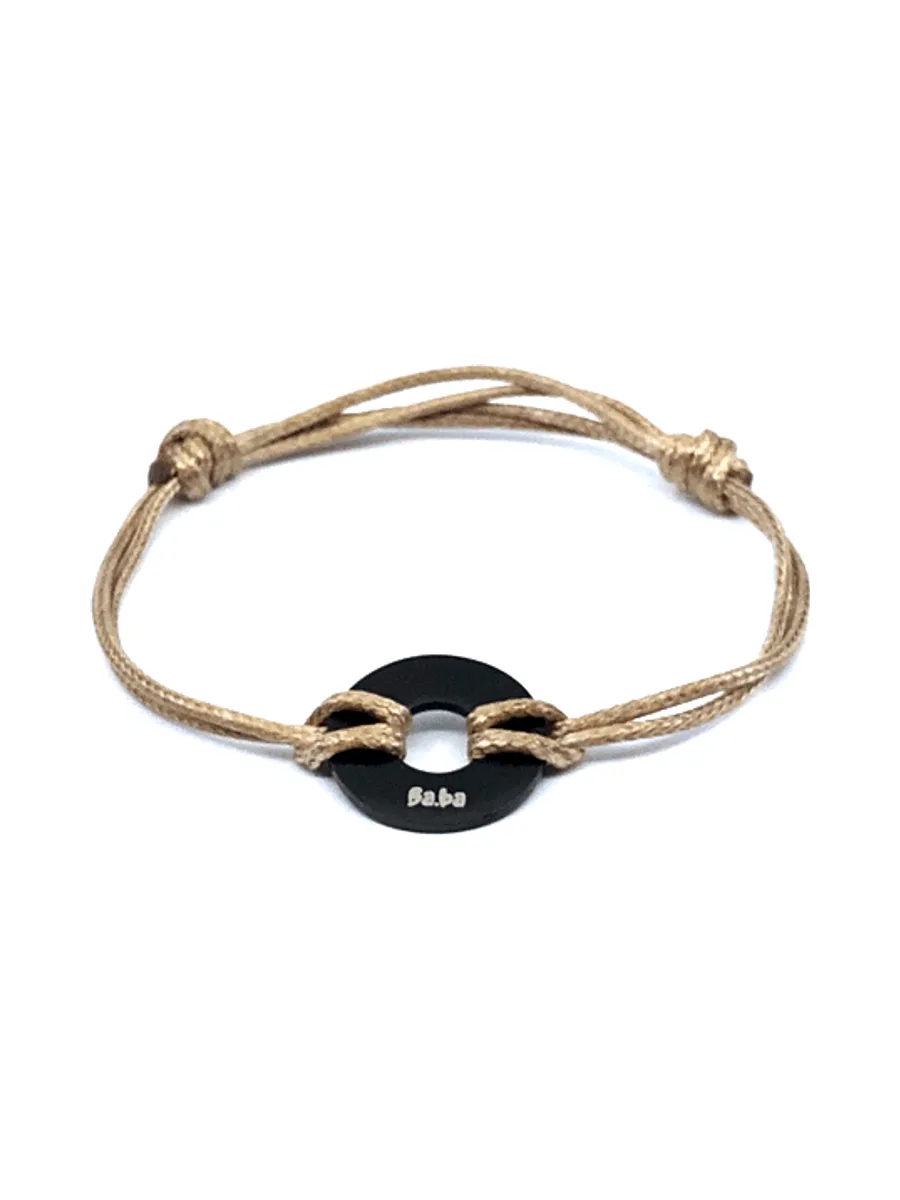 Bracelet Argentine beige 5