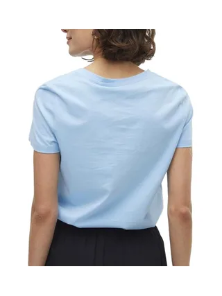T-Shirt Bleu Clair Femme Vero Moda Francis 2