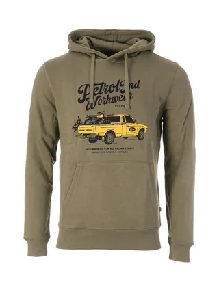 Sweat à Capuche Vert Homme Petrol Industries Hoode 1