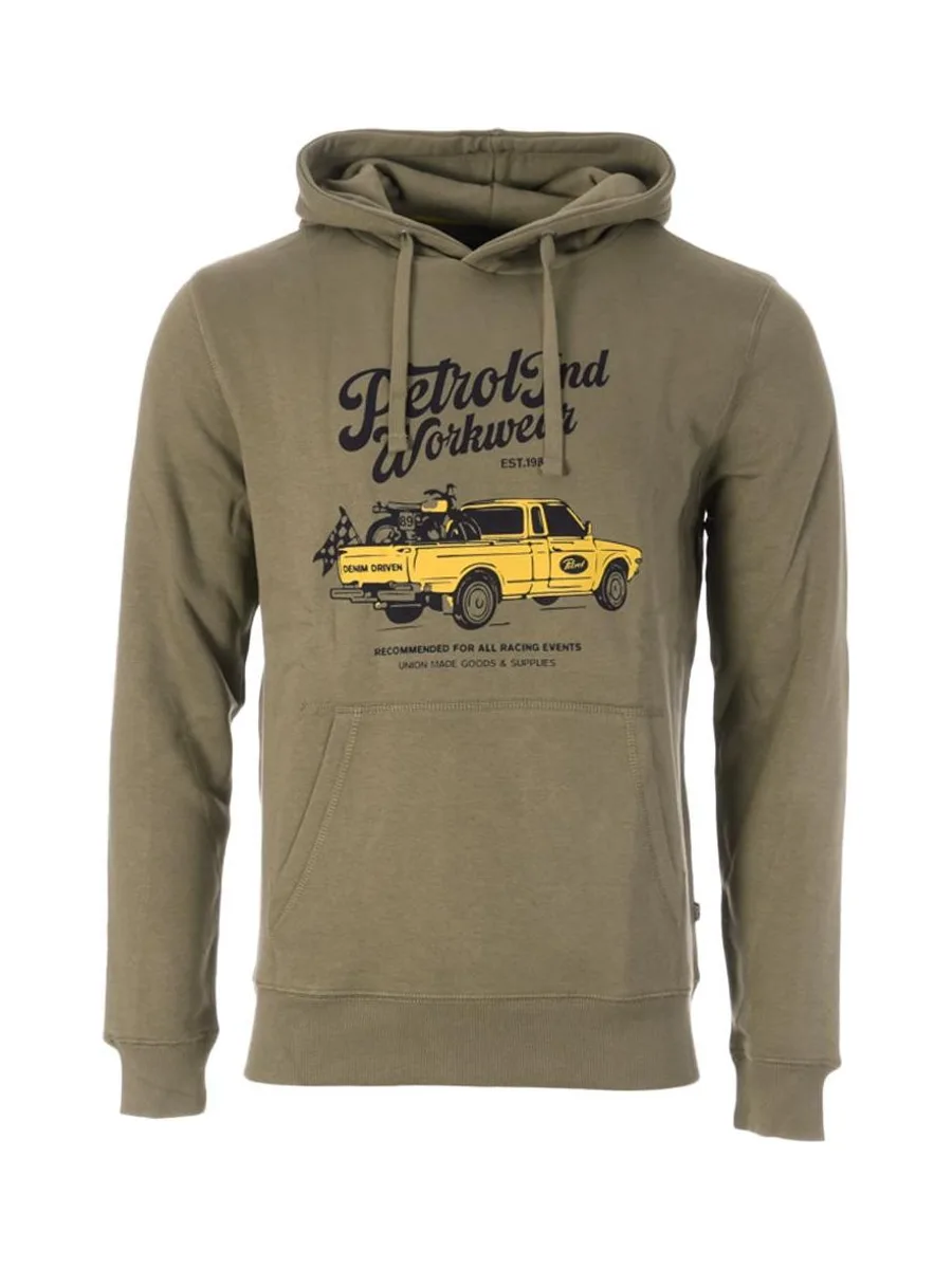 Sweat à Capuche Vert Homme Petrol Industries Hoode 1