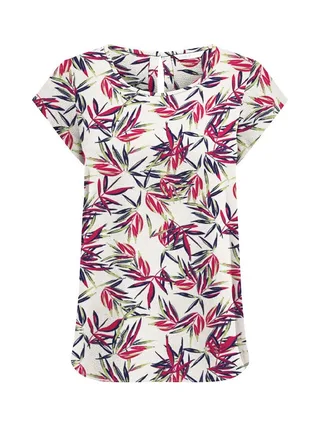 Top Écru/Rose à motifs Femme Only Nova 1