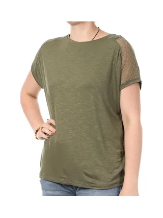 Top Kaki Femme Vila Vipapsi 1