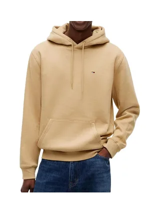 Sweat Beige Sable Homme Tommy Hilfiger Tjm Reg S Flag 1