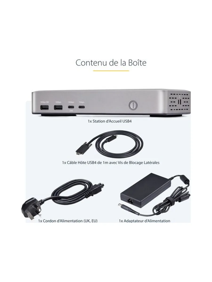 StarTech.com 155UE-USB4-DOCK laptop dock/port replicator 17
