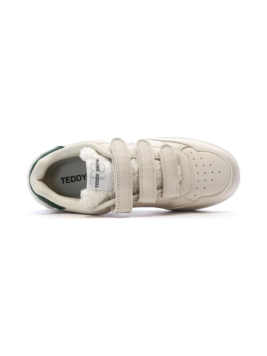 Baskets Ecru/Verte Femme Teddy Smith Sra C 4