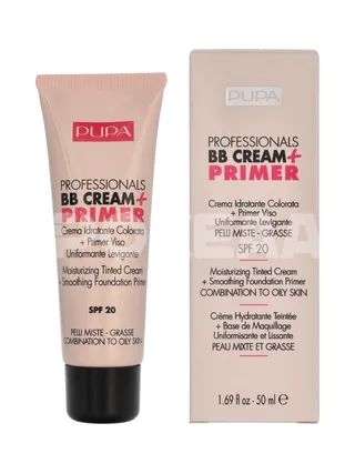 Pupa Pupa Professionals BB Cream + Primer SPF20 50ml - #002 Sand - Combination To Oily Skin 1