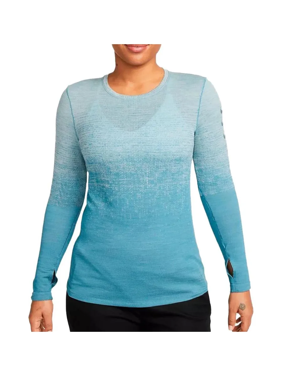 T-shirt Bleu Technique Femme Nike Adv Run 2
