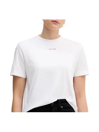 T-Shirt Blanc Femme Calvin Klein Jeans LV147C857G 1