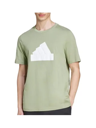 T-Shirt Vert Homme Adidas Bos 1