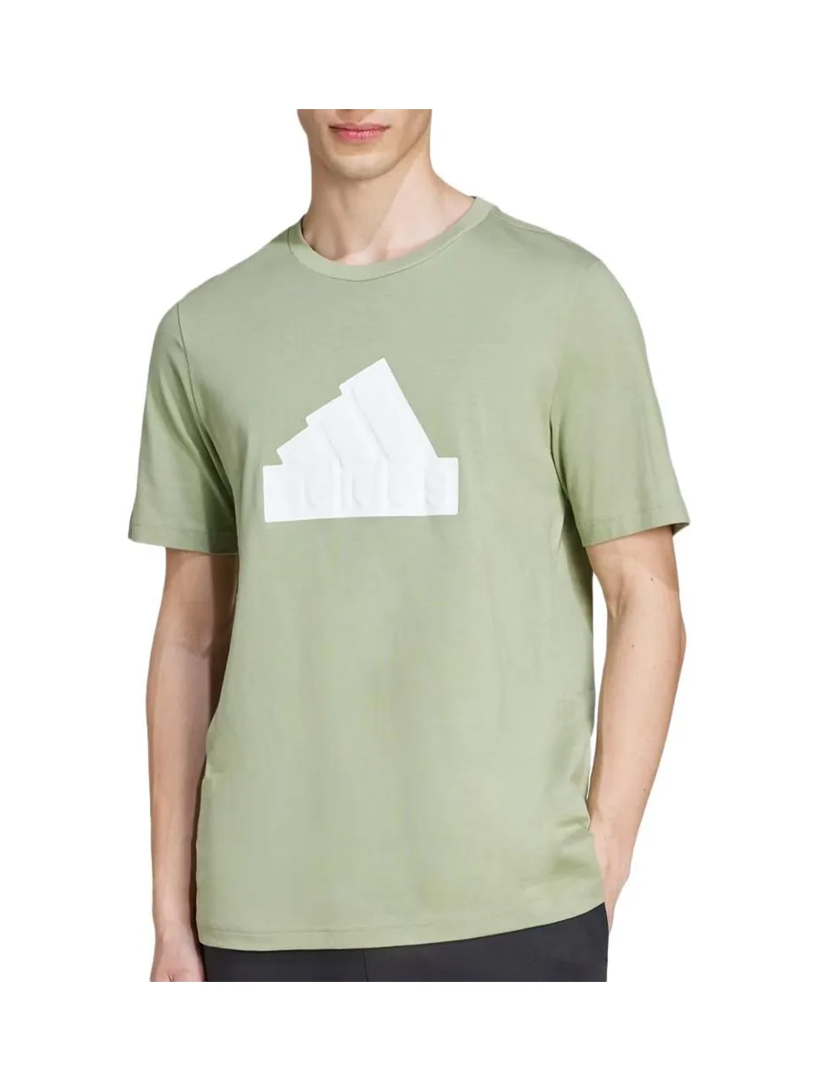 T-Shirt Vert Homme Adidas Bos 2