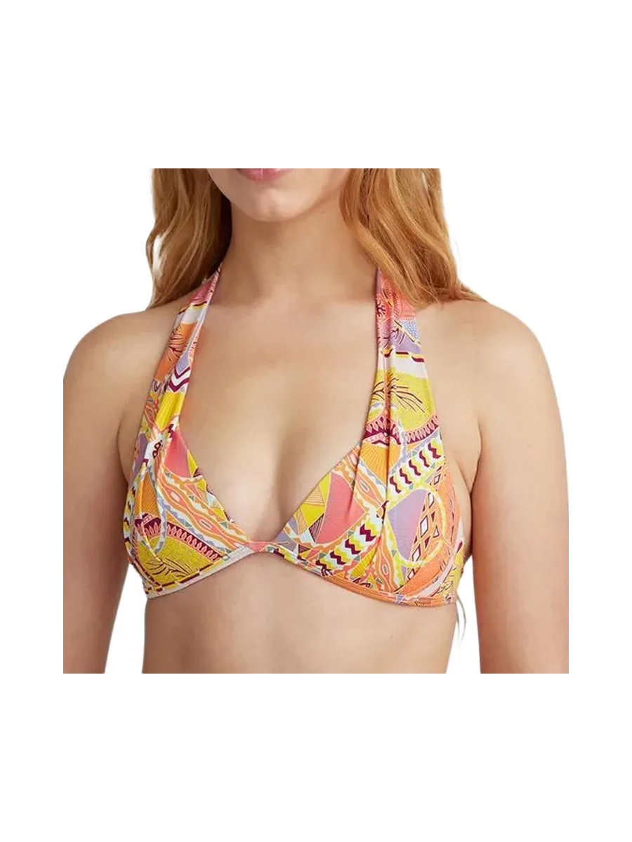 Haut de maillot de bain Jaune/Rose Femme O'Neill Sao Mix 2