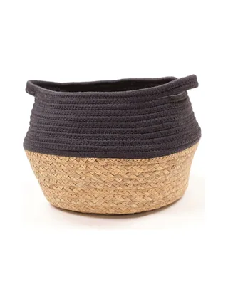 Panier Gris foncé/Paille Atmosphera Céladon 1
