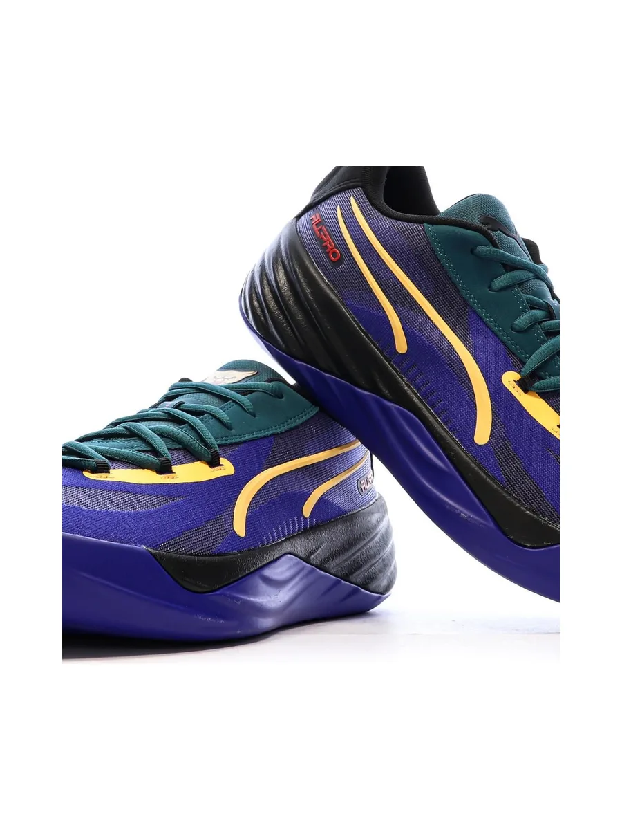 Chaussures de basketball Noires/Bleu Homme Puma All-pro Nitro Crowd Craze 8
