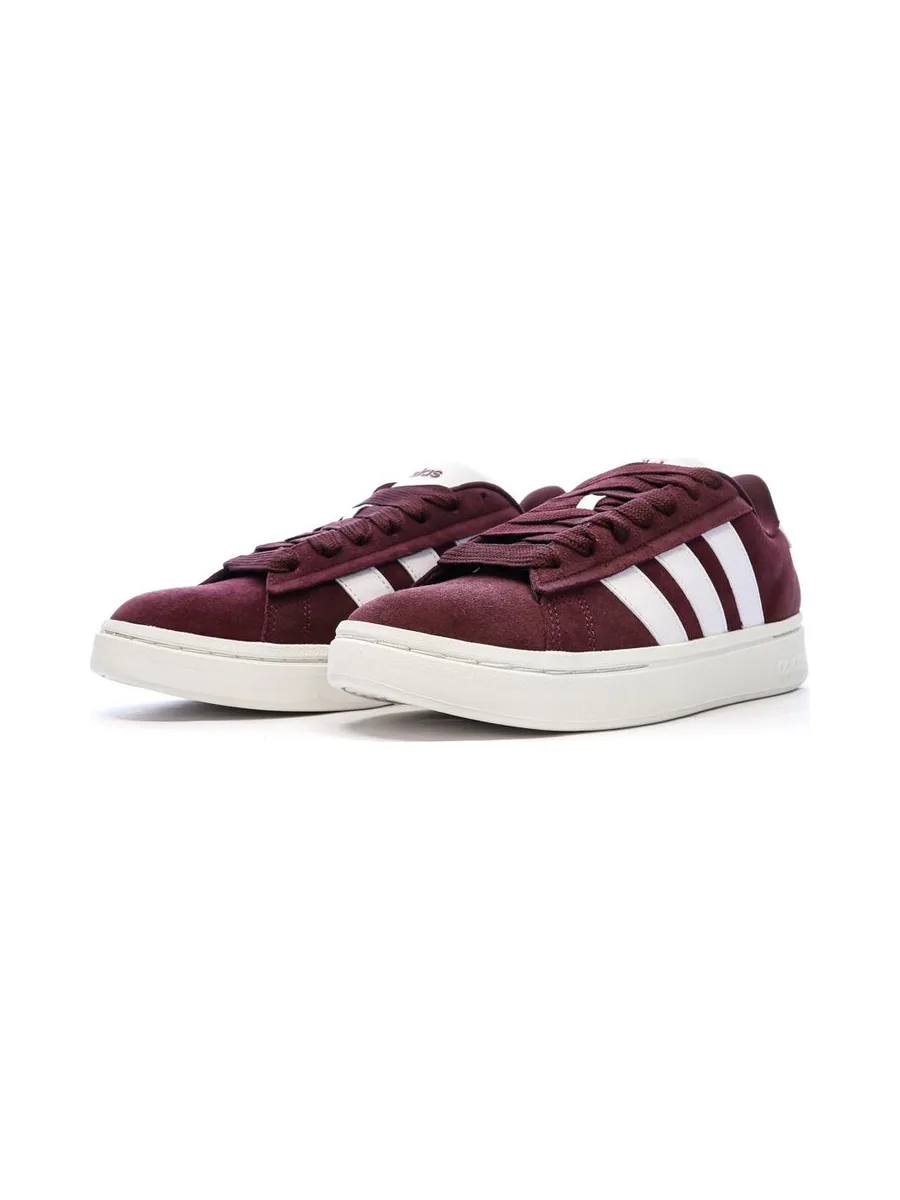 Baskets Bordeaux Homme Adidas Grand Court Alpha 00s 7