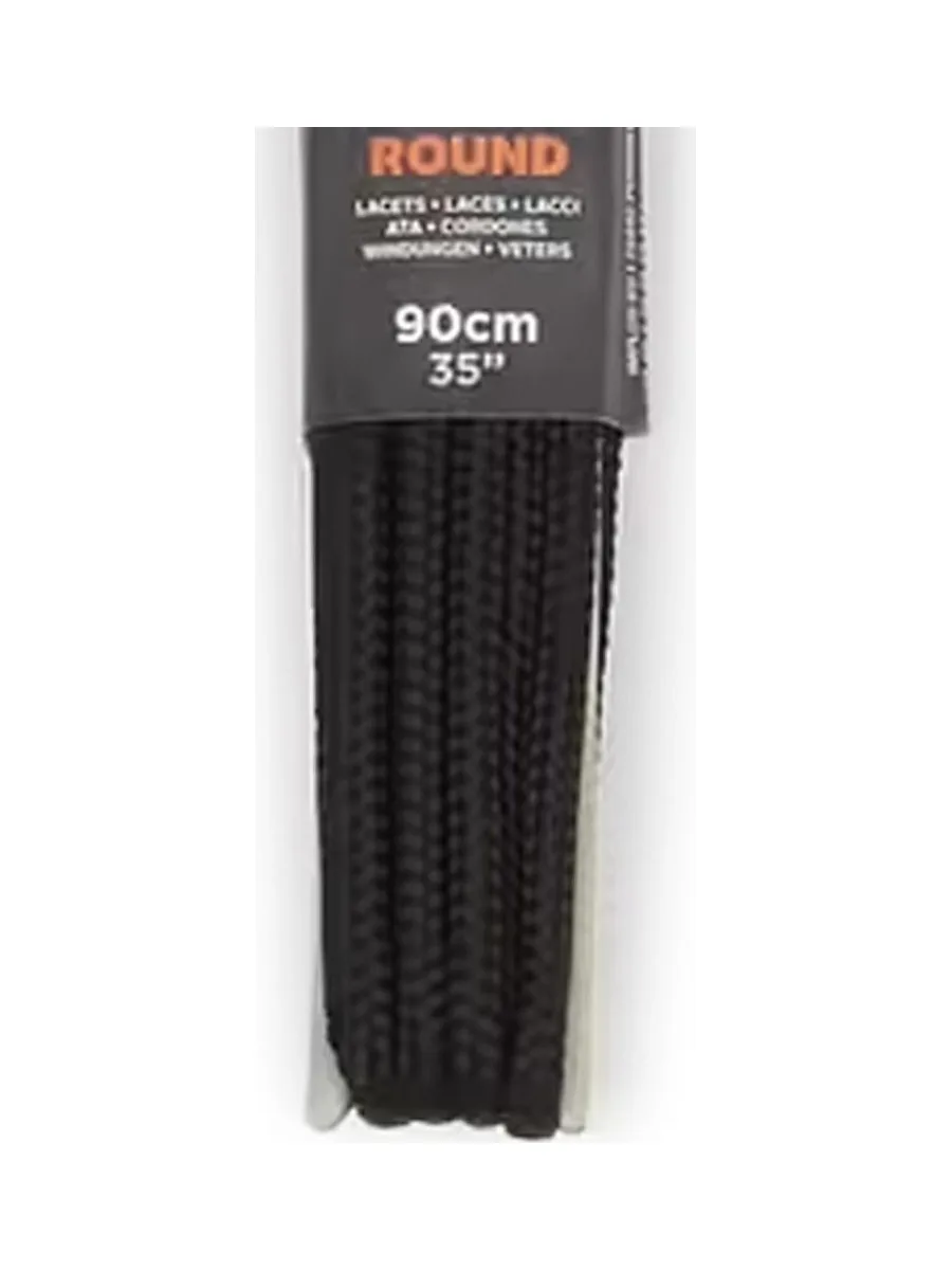 Lacets Noir Homme Sofsole Dring Round Black 90 Cm 3